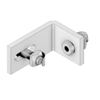41-420-2 MODULAR SOLUTIONS ALUMINUM BRACKET<br>GUARD UNIT FIXING ANGLE WITH SAFETY TORX BOLTS (RECOMMEND TOOL #23-100-0)